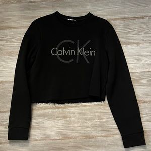 CALVIN KLEIN CROPPED CREWNECK